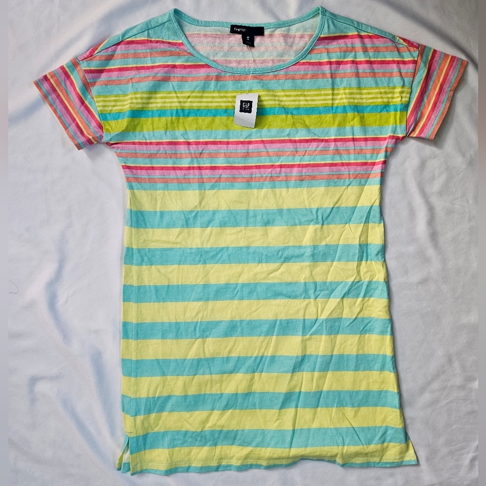 Gap Kids Colorful T-Shirt Dress- Medium (8)- NWT